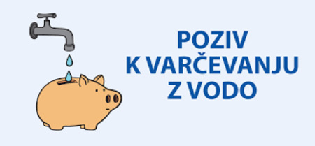 Poziv k varčevanju z vodo